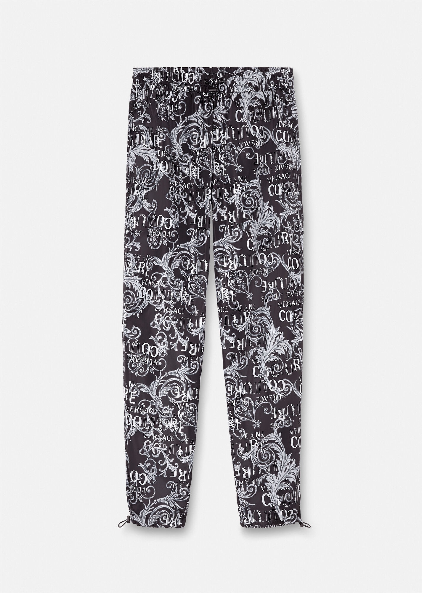Logo Couture Drawstring Pants - 1