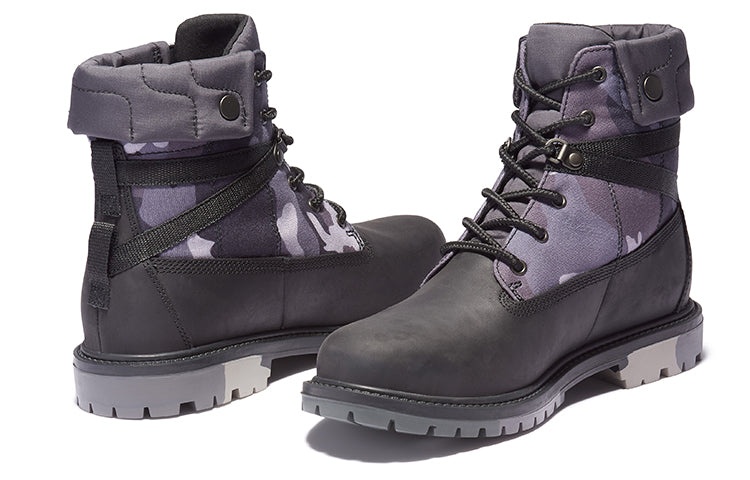 (WMNS) Timberland Heritage EK+ 6 Inch WaterProof Boot 'Black Full Grian' A2J3M015 - 2