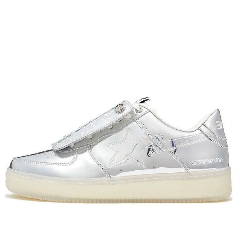 A Bathing Ape Bape STA Low 'Silver' BEPESTA-HAJIME - 1