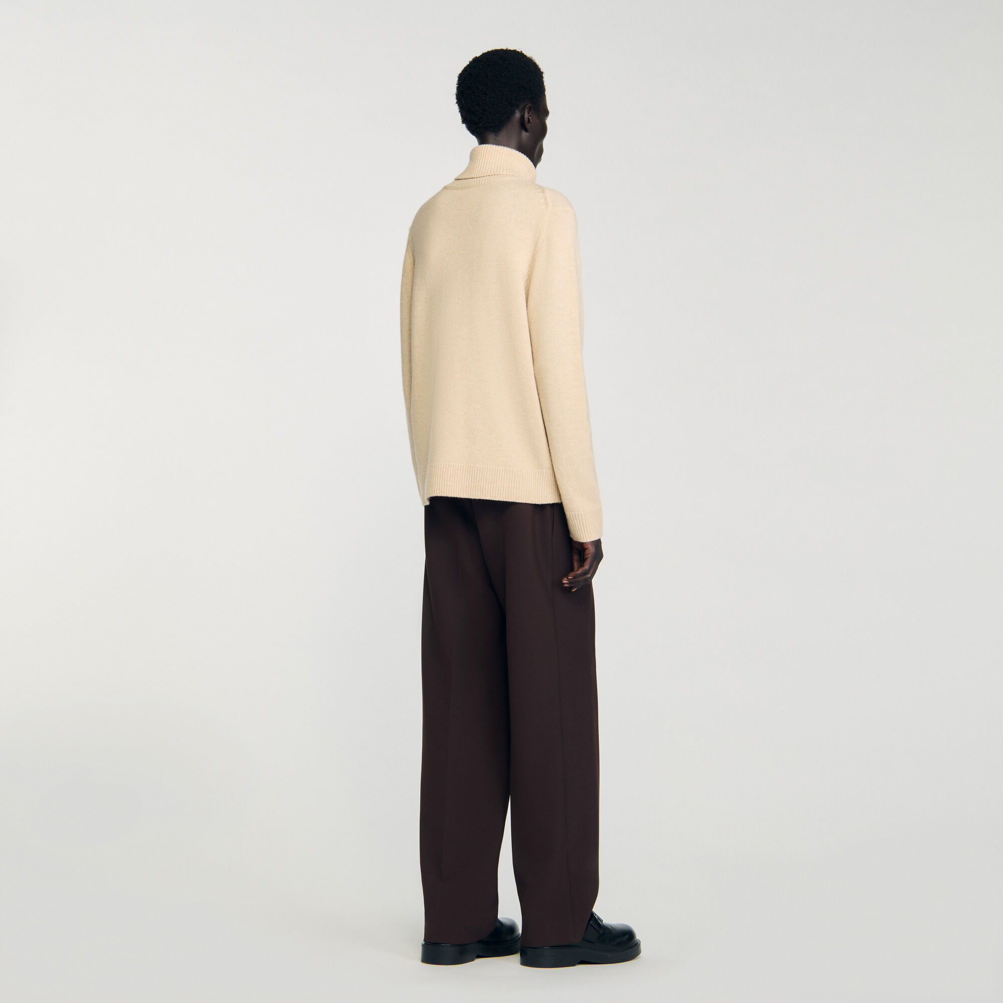 WOOL AND CASHMERE TURTLENECK - 5