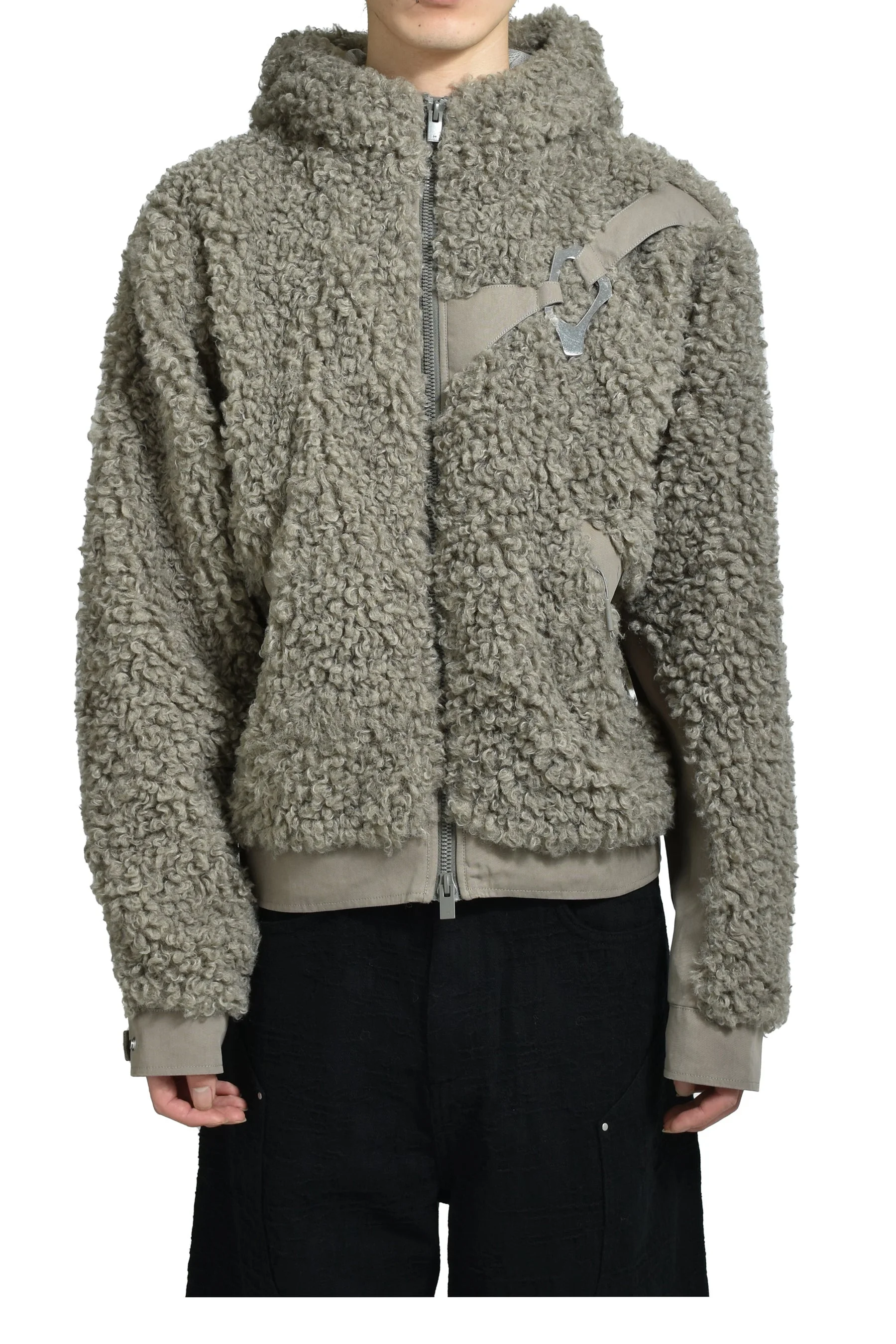 CHIAROSCURO FLEECE / DARK STONE - 1