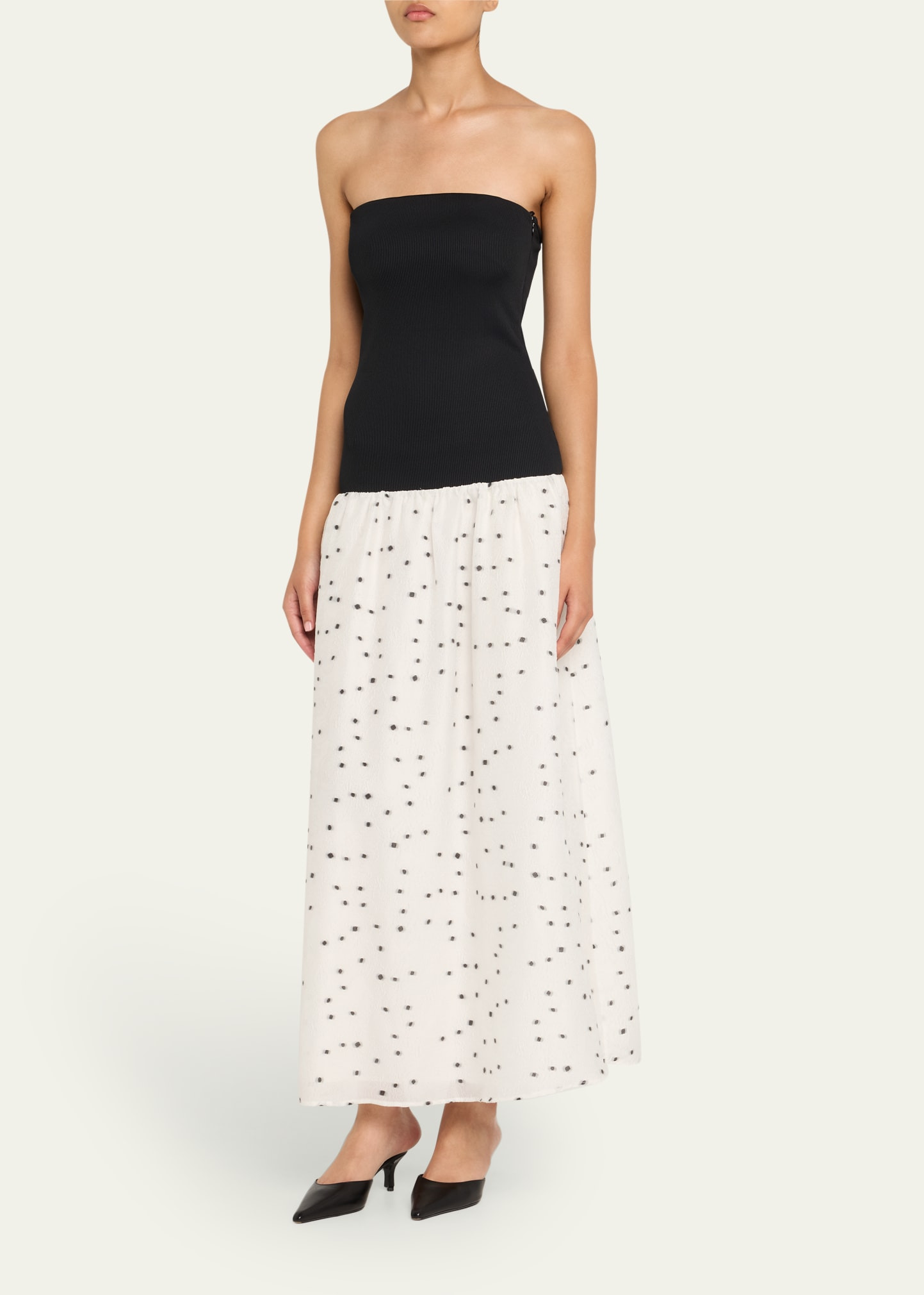 Amyra Strapless Drop-Waist Maxi Dress - 4