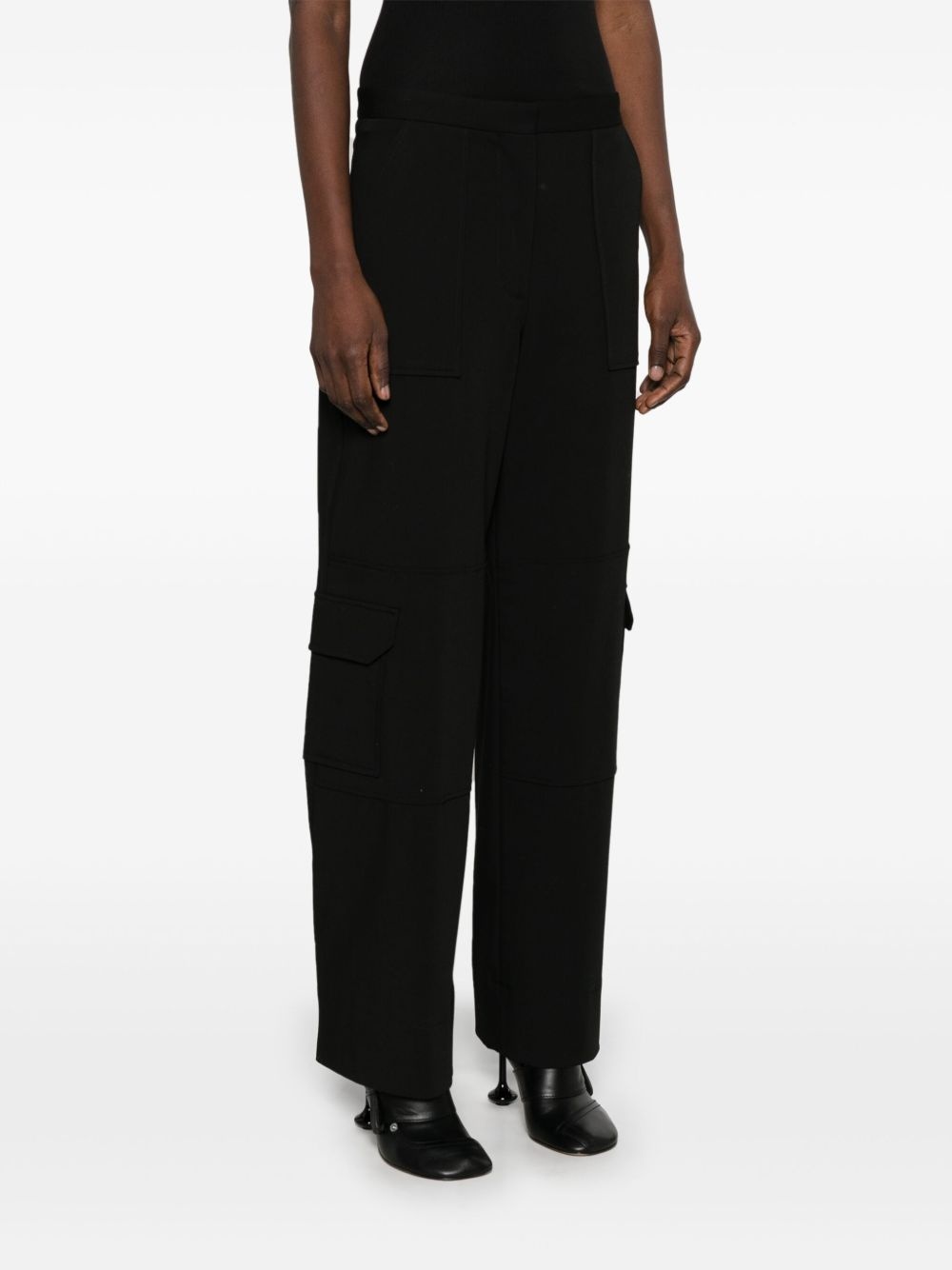 twill cargo trousers - 3