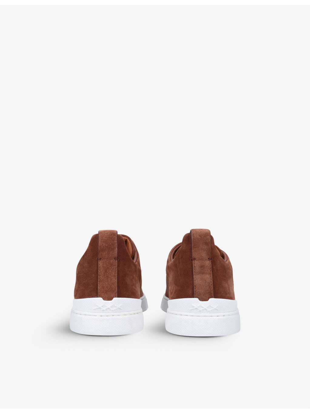 Triple Stitch low-top suede trainers - 4
