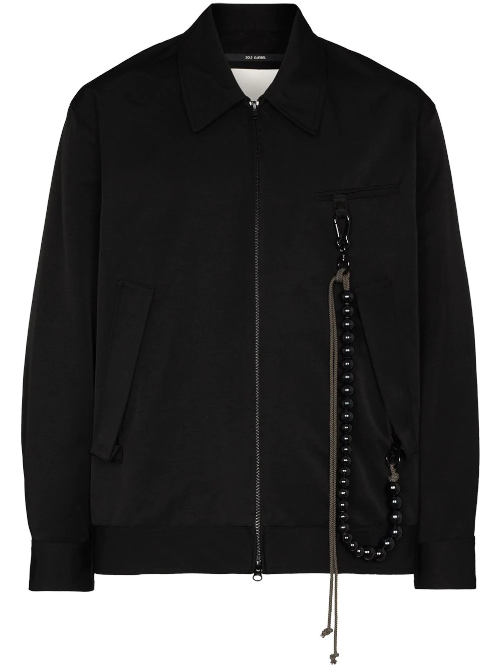 beaded-embellishment coach jacket - 1