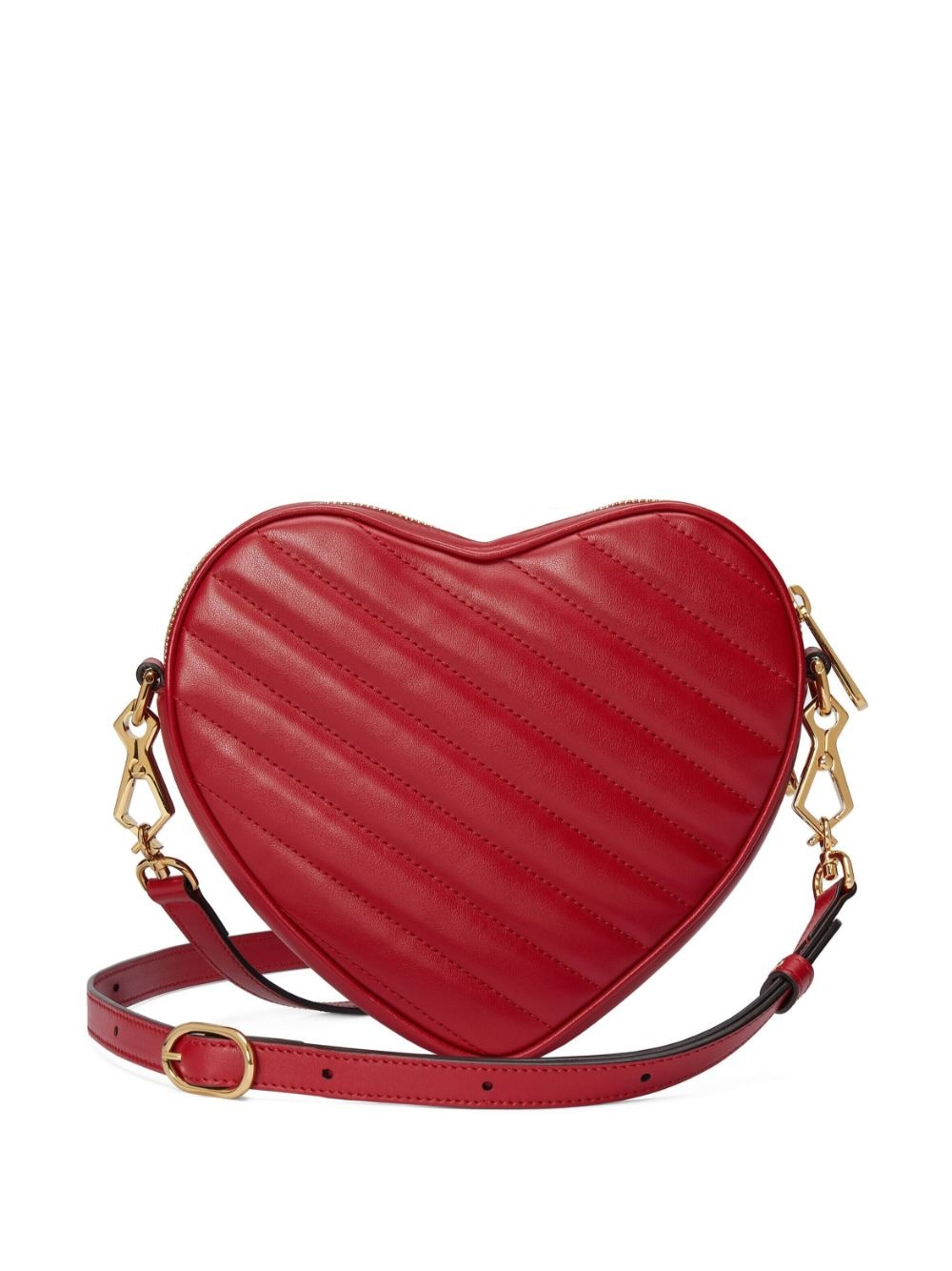 Interlocking G Mini Heart shoulder bag - 3