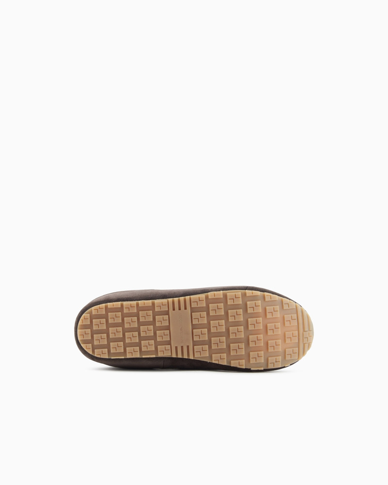SUEDE SNEAKERS WITH MICRO-PERFORATED DETAILS 6