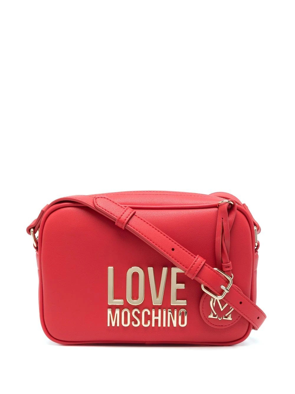 logo plaque crossbody bag - 1