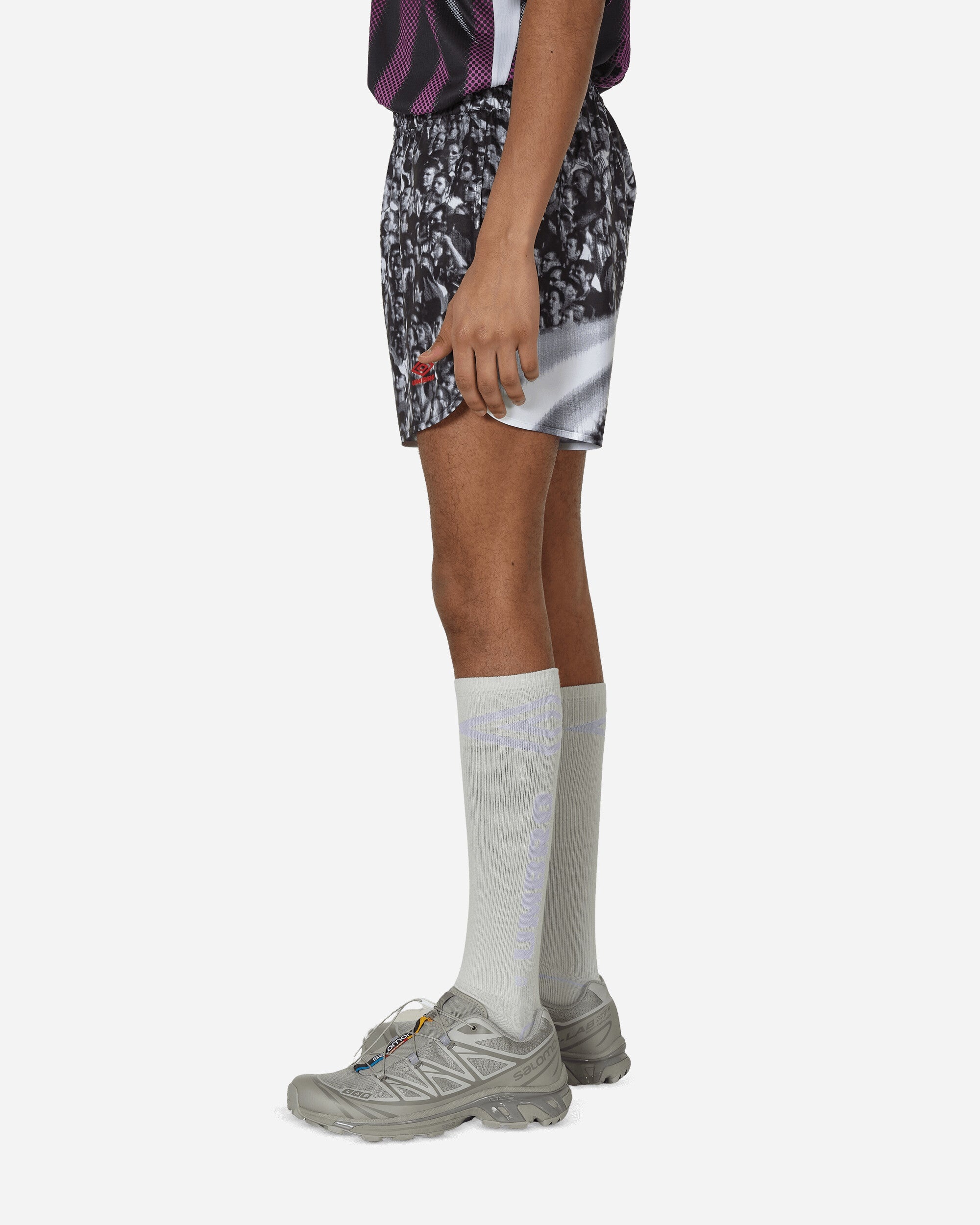 Printed Shorts White / Black - 2