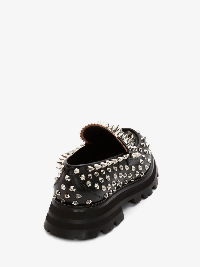Wander Loafer in Black/silver - 3