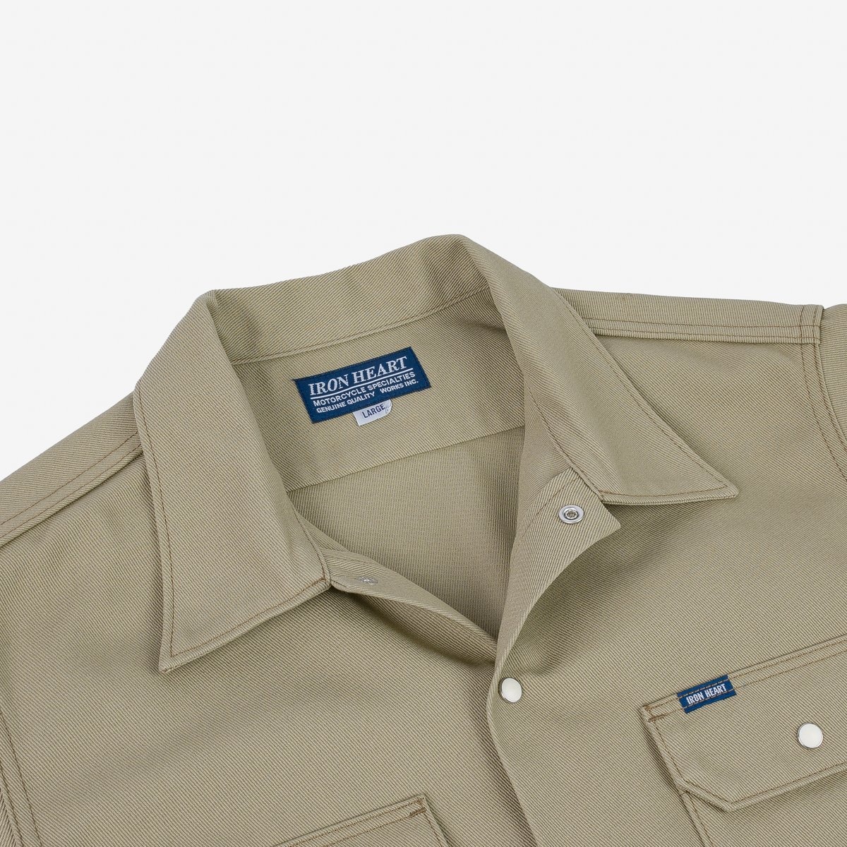 IHSH-364-KHA 11oz T/C Mechanic Shirt - Khaki - 9