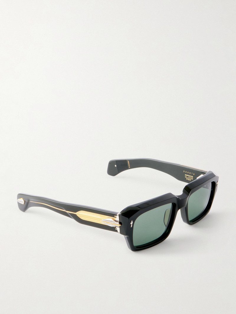 Dakota Rectangular-Frame Acetate Sunglasses 4