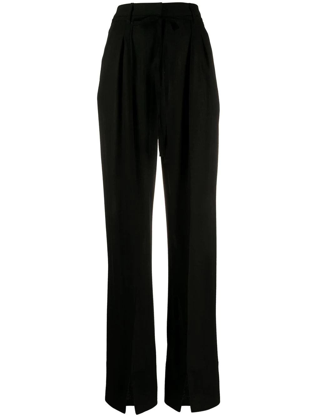 high-waisted wide-leg trousers - 1