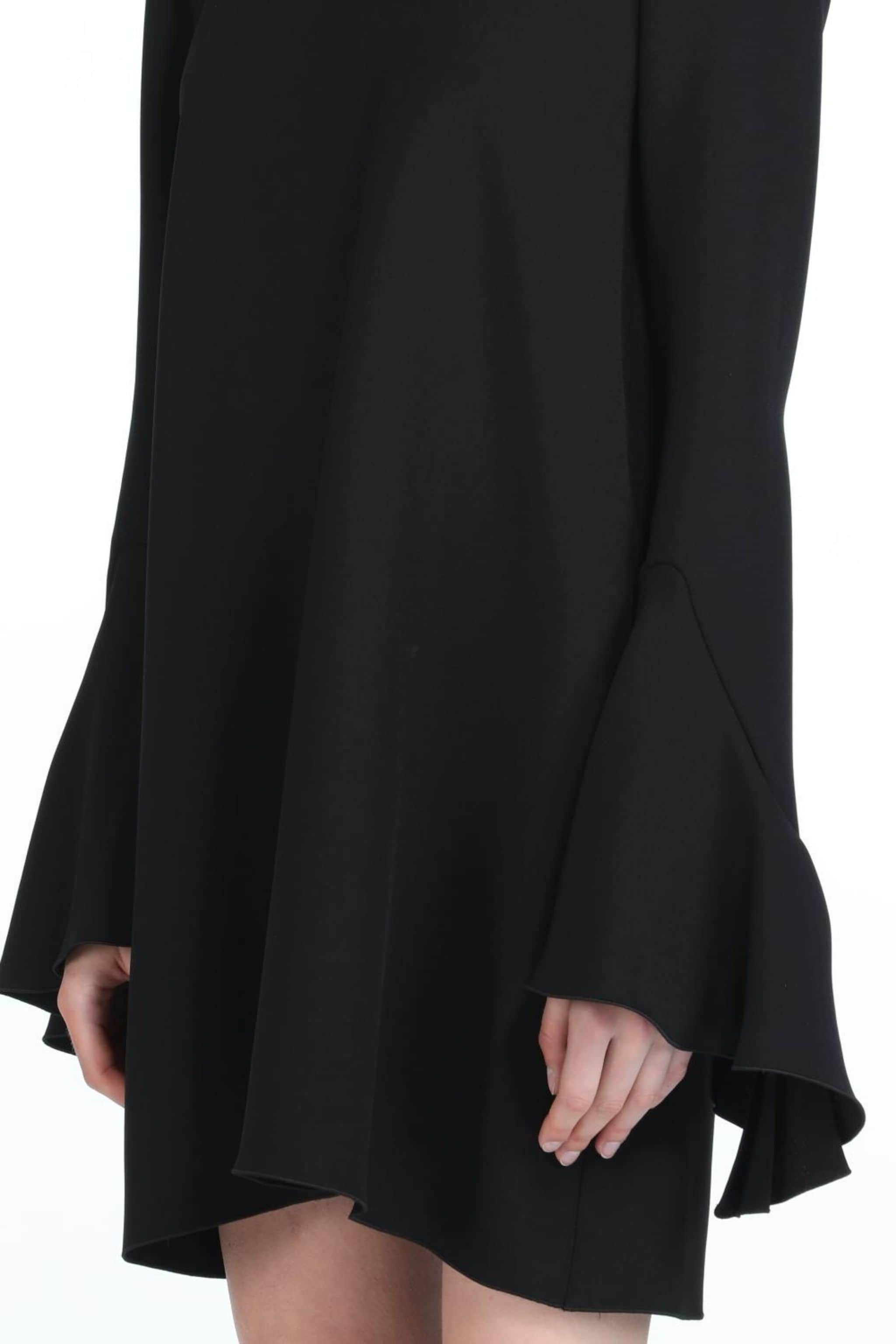 PLEATED-CUFF MINI DRESS - 4