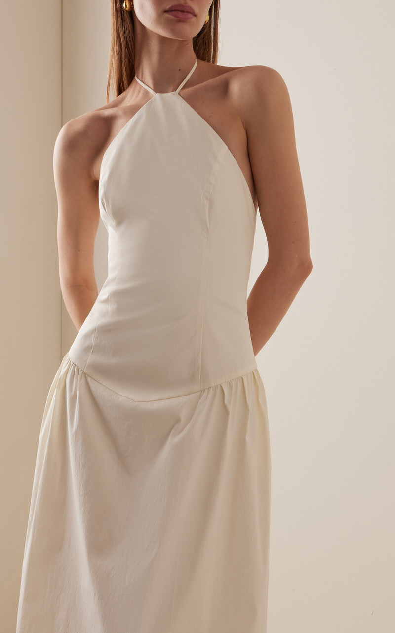 Florent Cotton-Blend Gown ivory 3