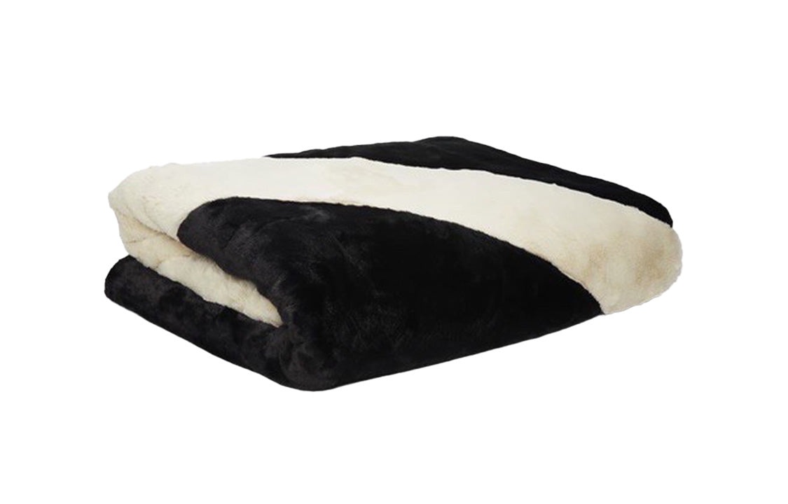 Nike Sportswear NSW Plush Faux Fur Blanket 'Black' CZ4549-010 - 2