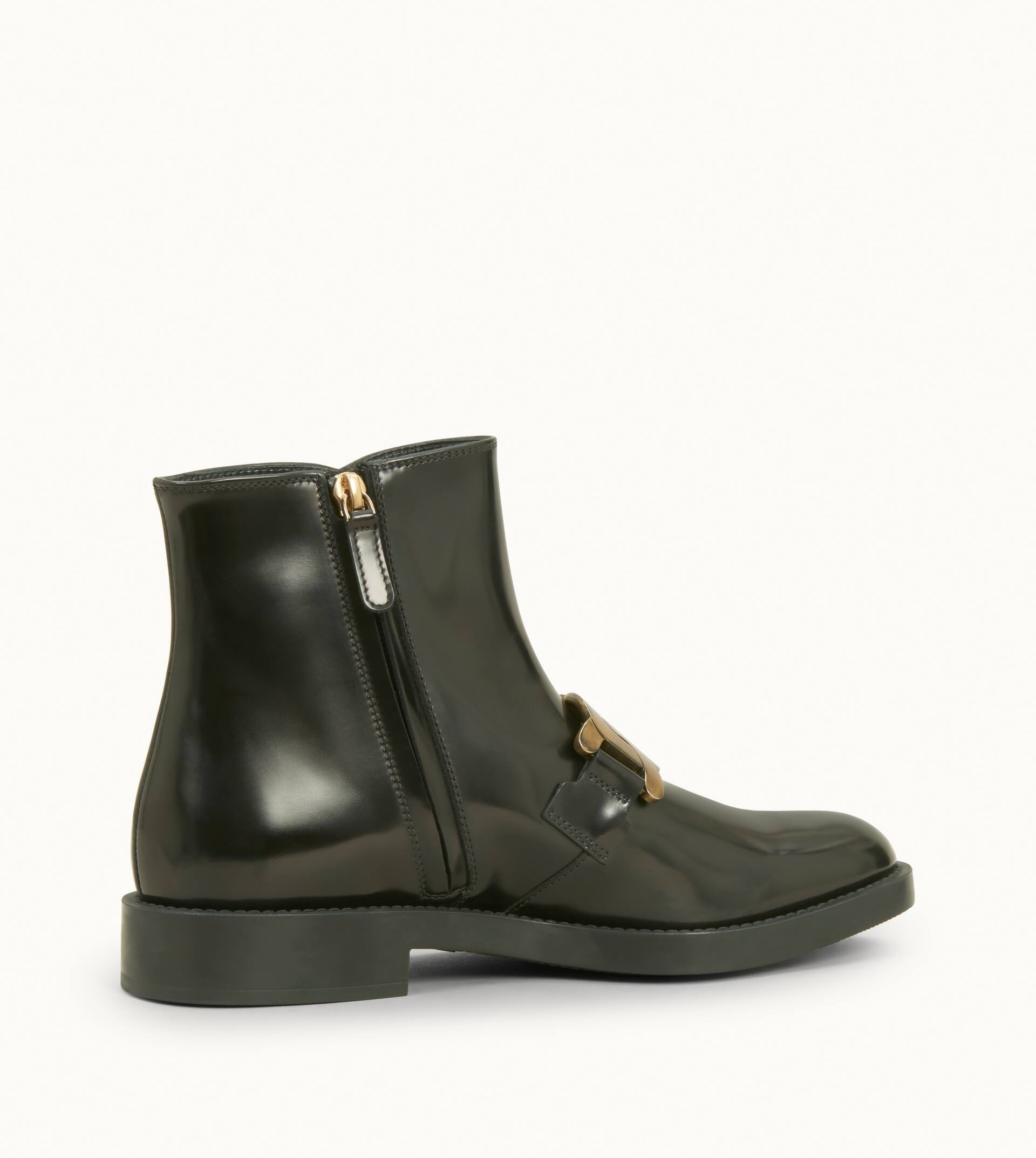 KATE ANKLE BOOTS IN LEATHER - BLACK - 6