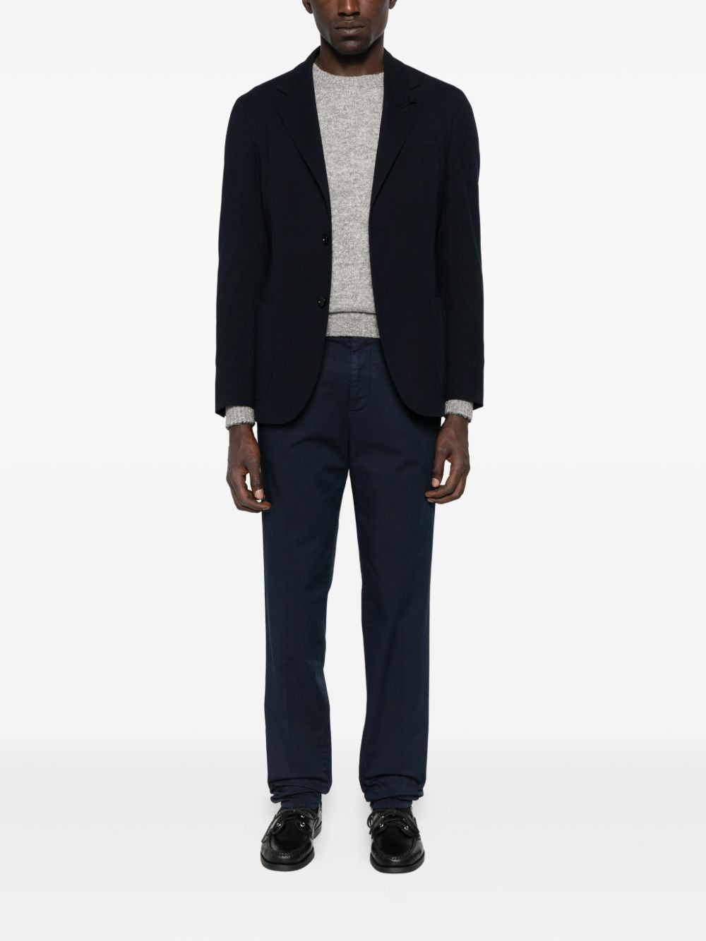 crew-neck long-sleeve sweater - 2