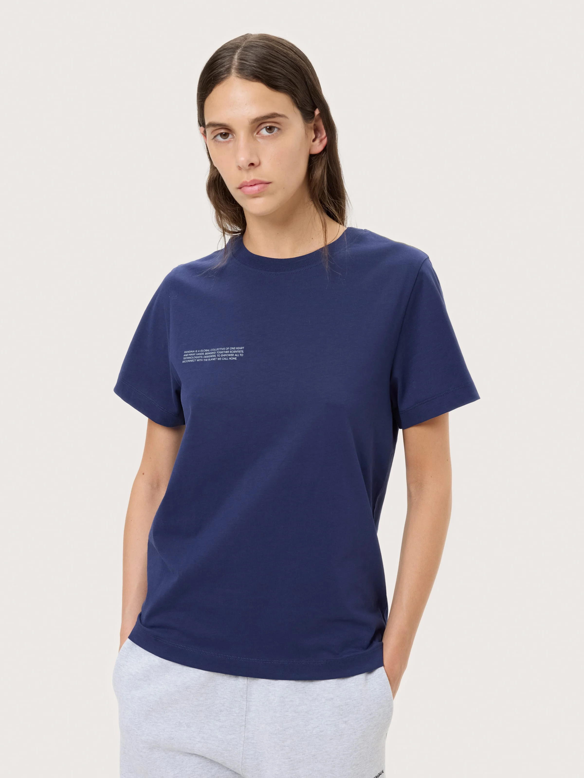 Womens Midweight T-Shirt - Ocean Navy - 1
