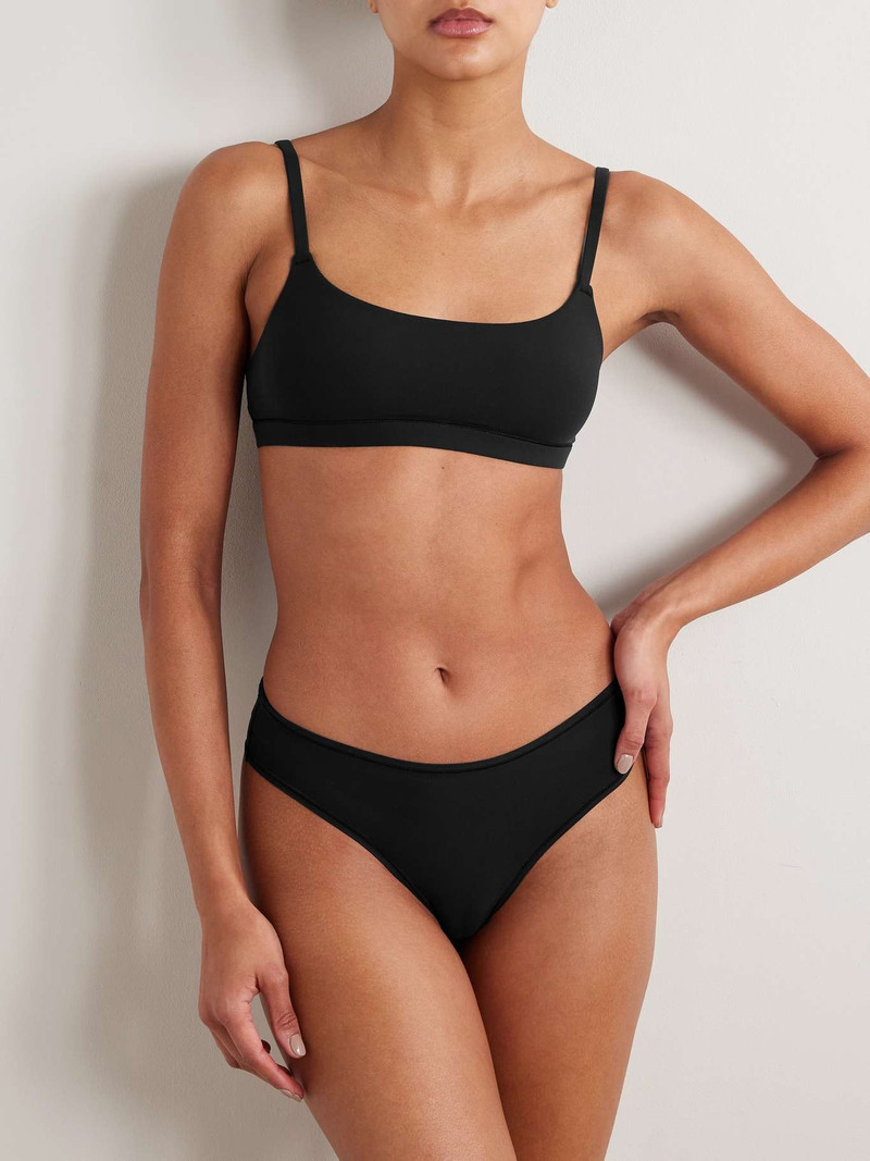 SKIMS Fits Everybody Scoop Neck Bralette - Onyx Black outlook