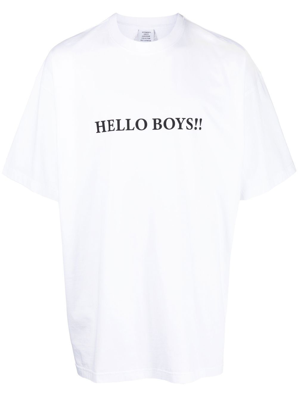logo-print T-shirt - 1