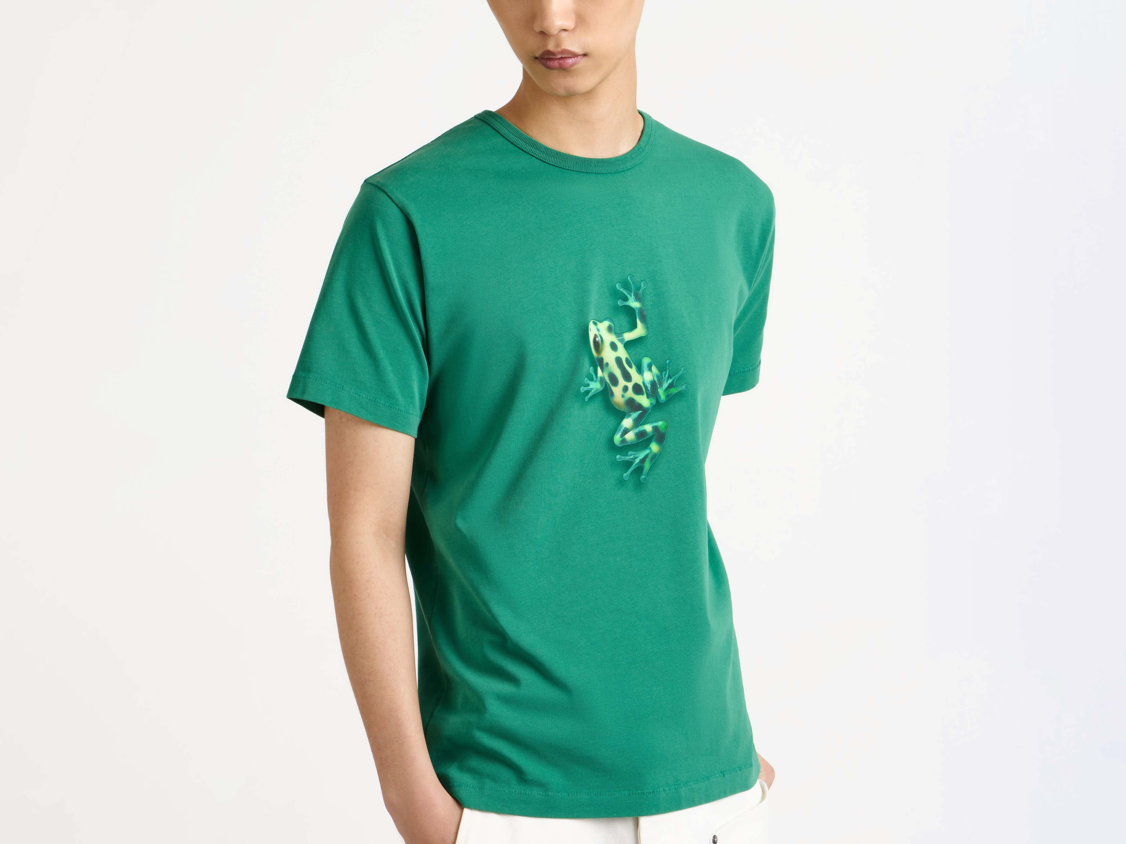 JUMPING FROG T-SHIRT IN EMERALD - 4