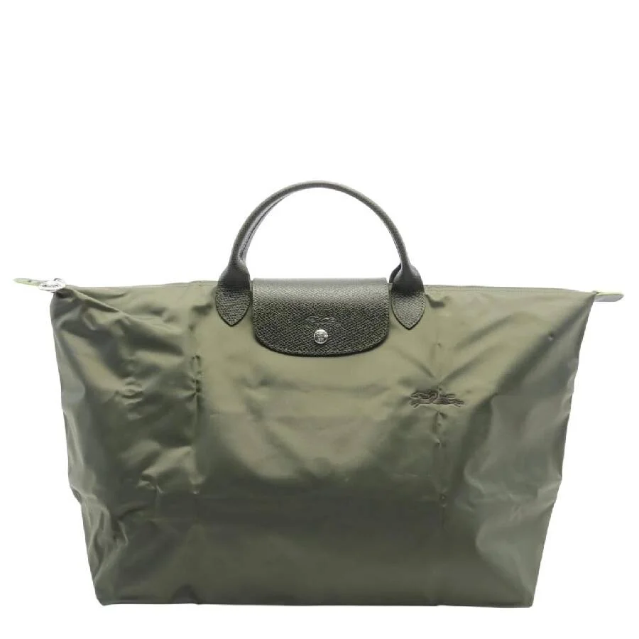 Longchamp Le Pliage Green L Top Handle Bag - 1
