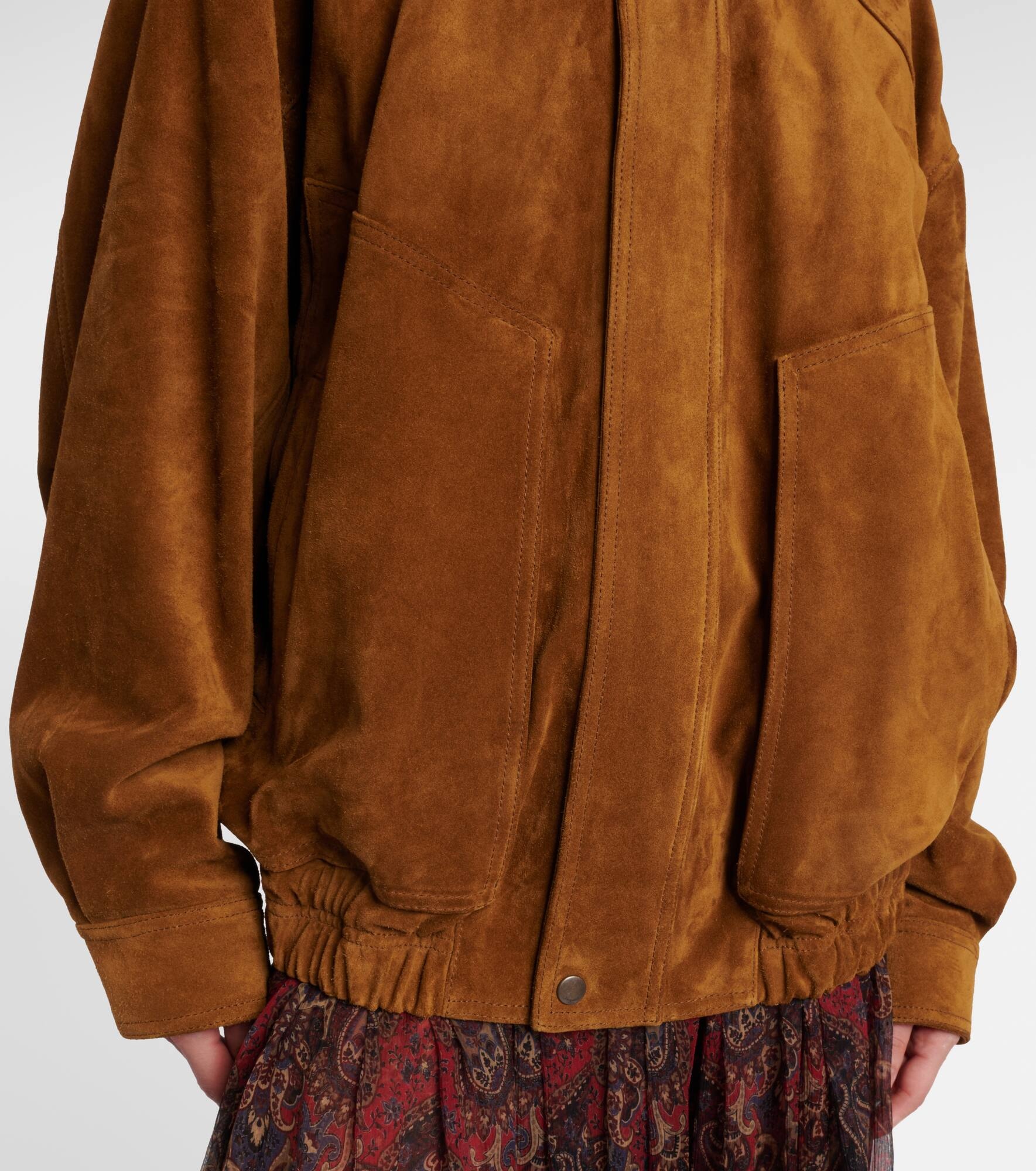 Suede bomber jacket - 5