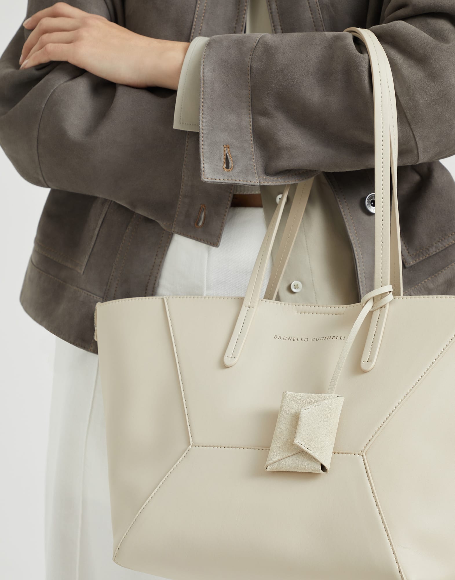 Suede bag charm - 3