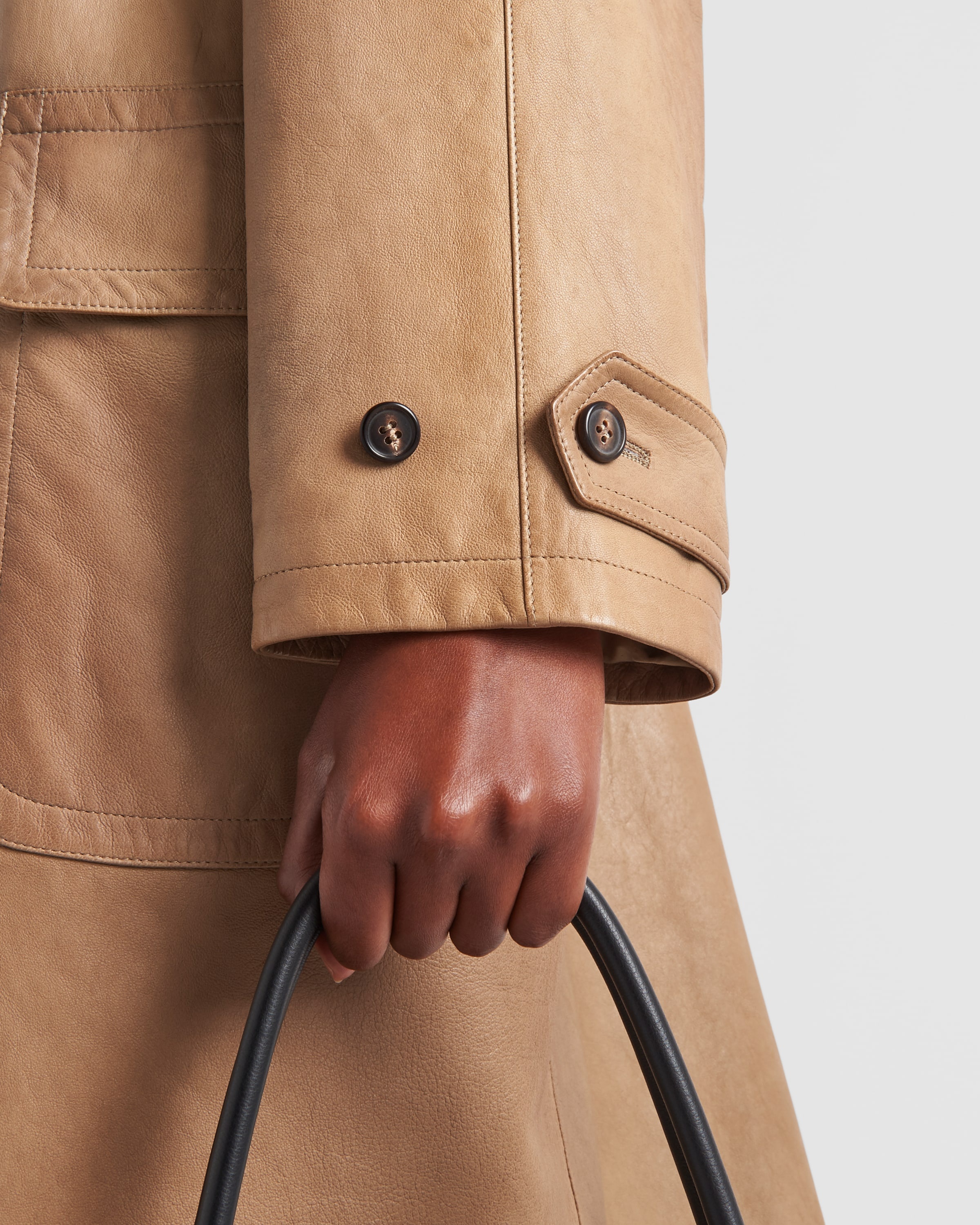 Nappa leather coat - 3