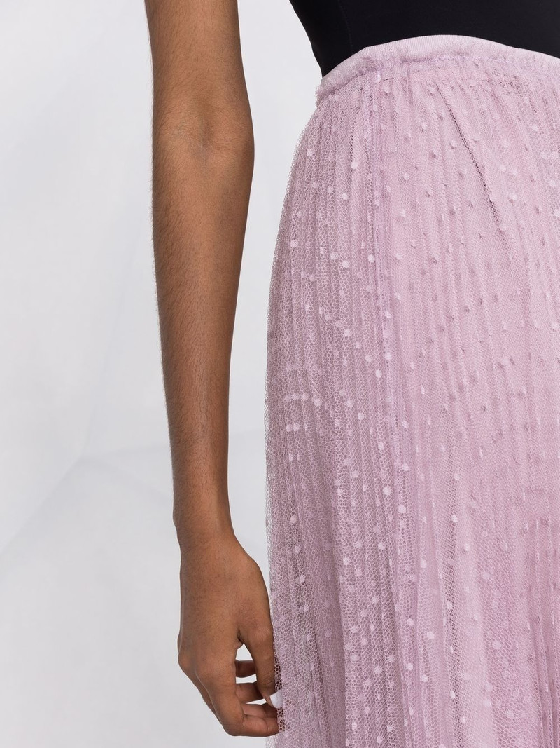 point d'esprit pleated tulle skirt 3