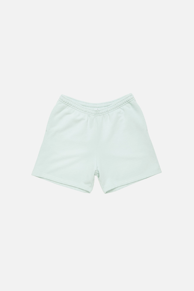 Acne Studios Vintage fleece shorts - Pale mint outlook