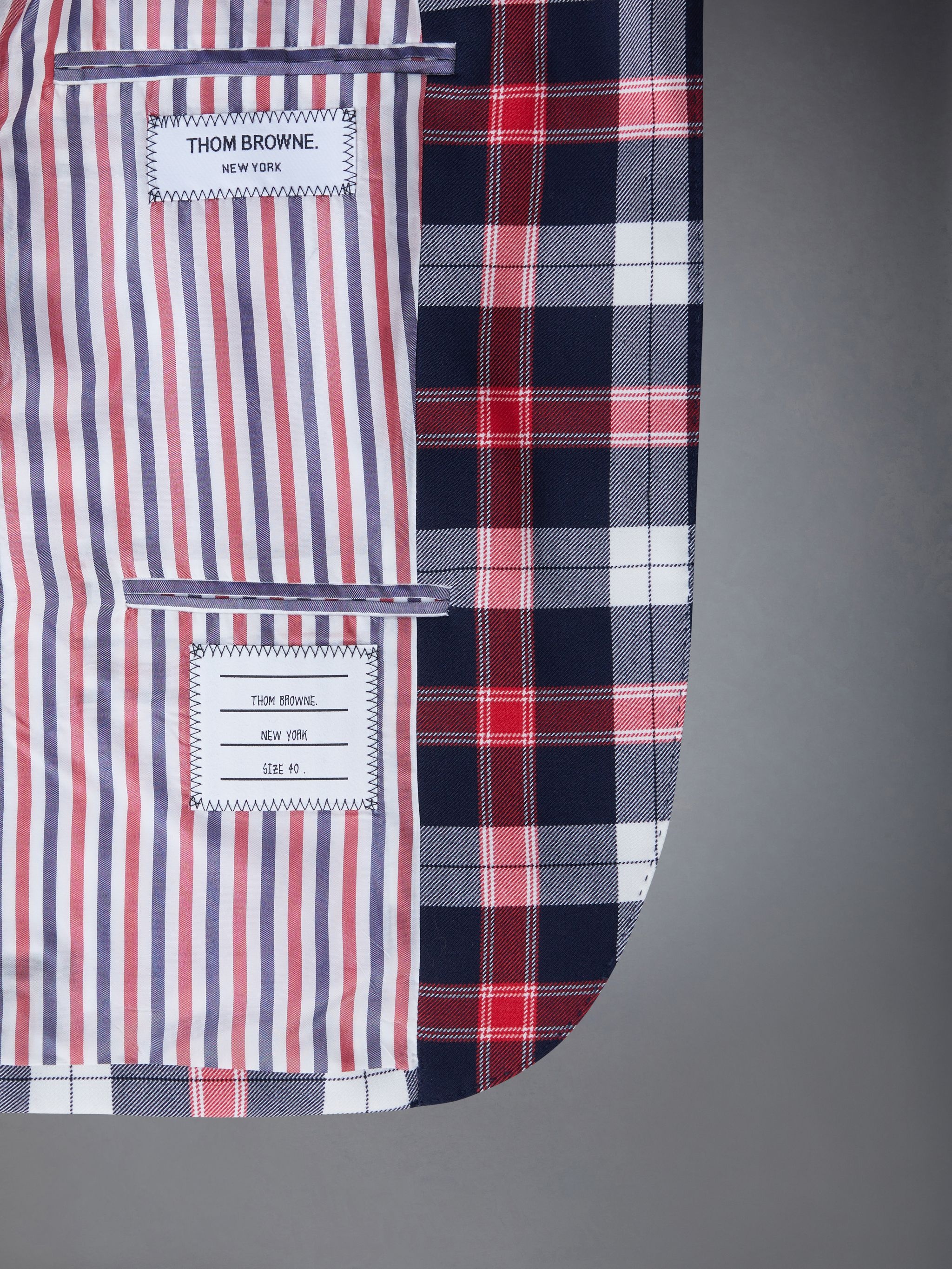 Tartan Twill High Armhole Sport Coat - 5