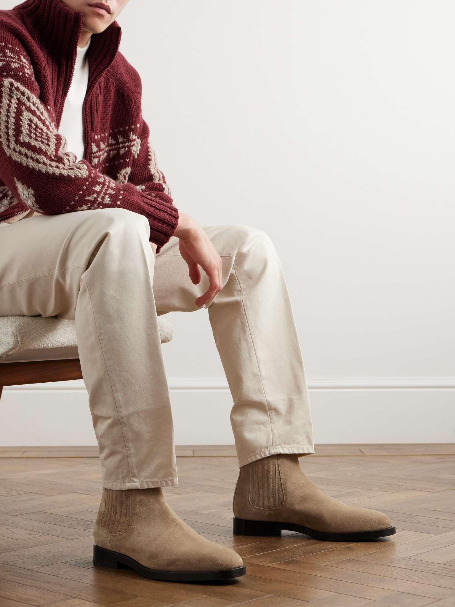 Suede Chelsea Boots - 2
