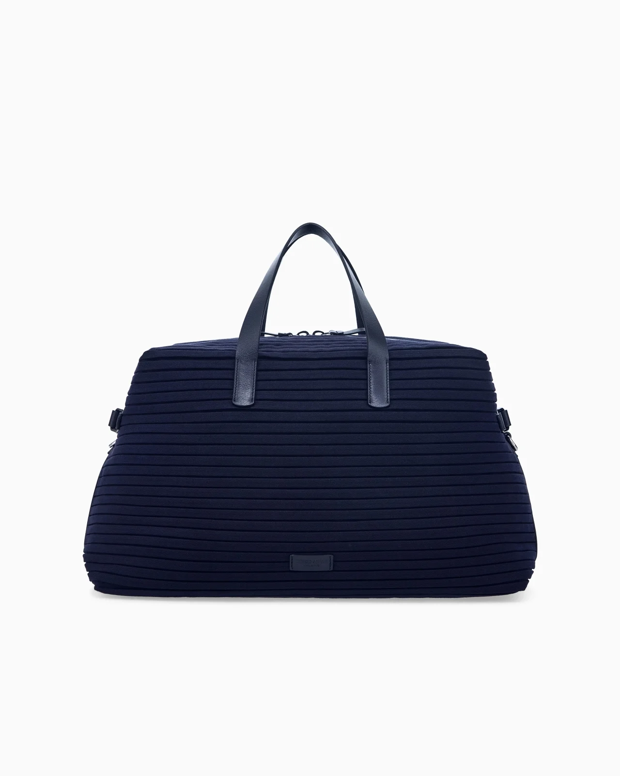 PLEATED CANVAS DUFFEL BAG - 1