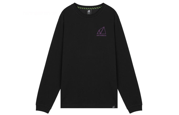 New Balance All Terrain Long Sleeve Top 'Black Purple' MT11584-BK - 2