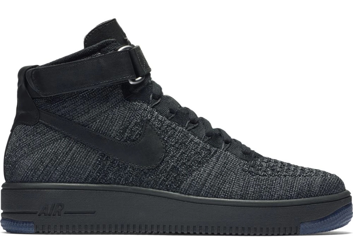 Nike Air Force 1 Ultra Flyknit Mid Dark Grey Black - 1