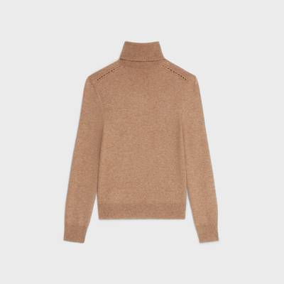 CELINE Triomphe turtleneck sweater in fine Cashmere outlook