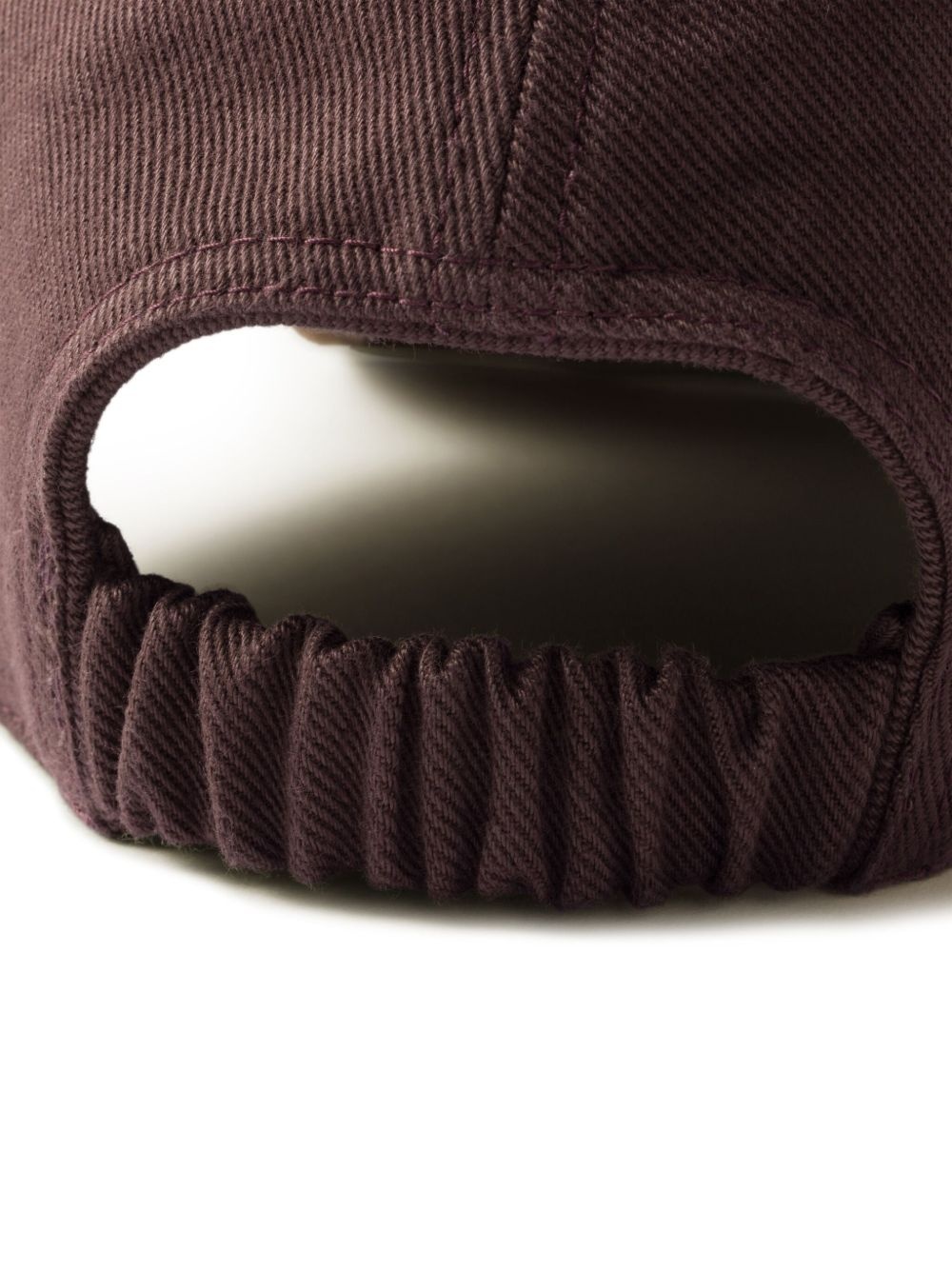 corduroy-panel baseball cap - 2