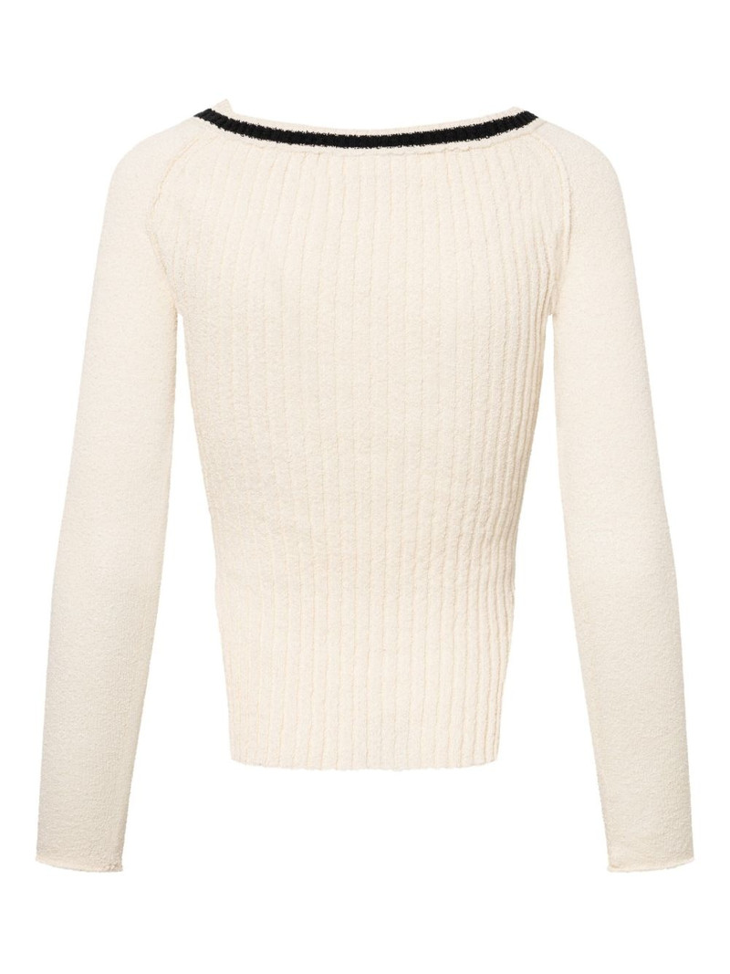 ELENA VELEZ Varsity knitted top outlook