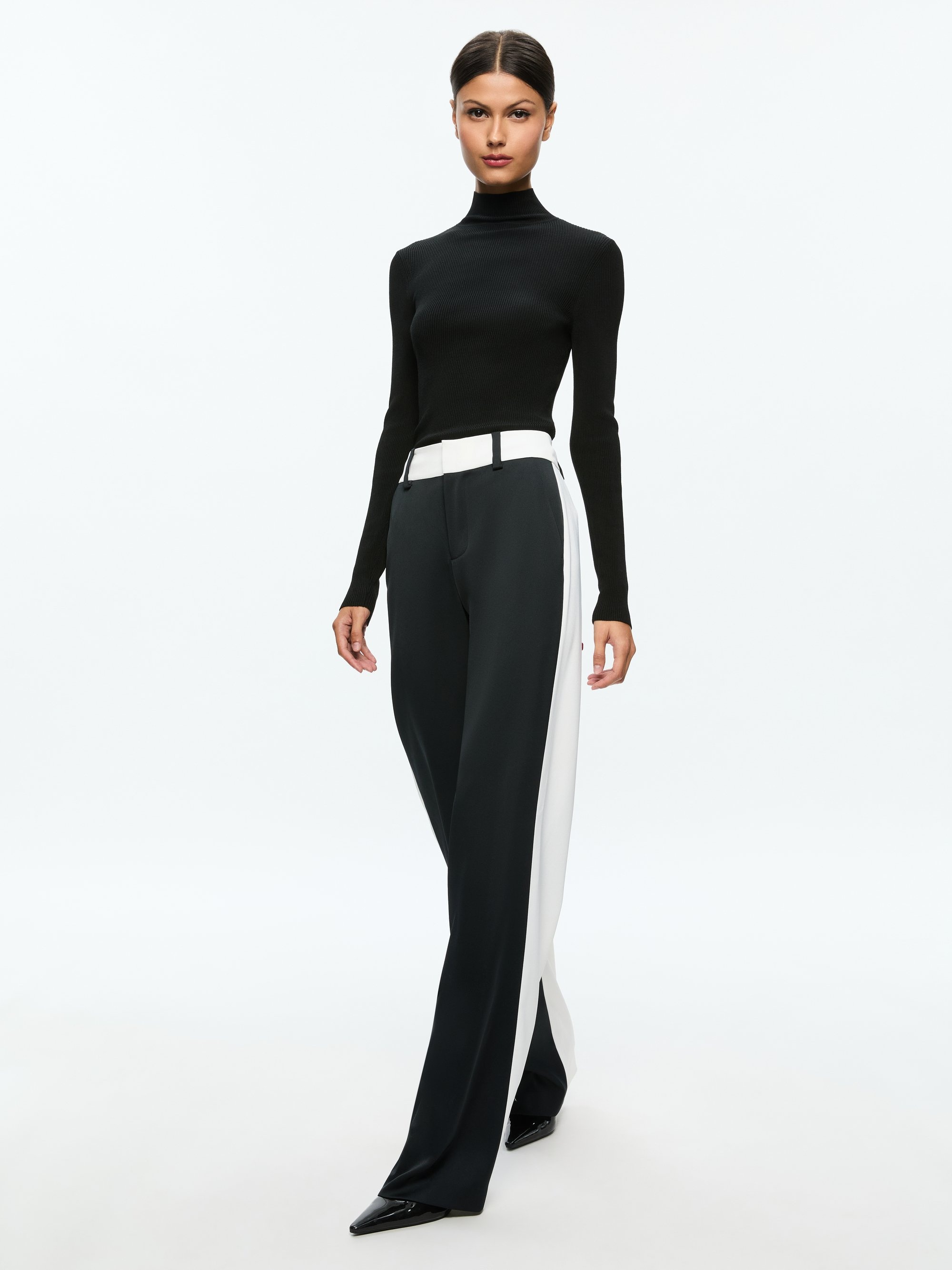 ROBERTA LONG SLEEVE RIBBED TURTLENECK - 6