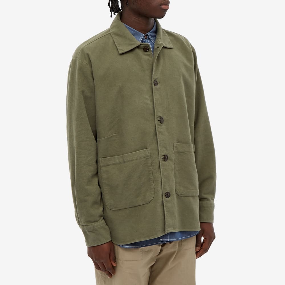 Universal Works Travail Moleskin Overshirt - 4