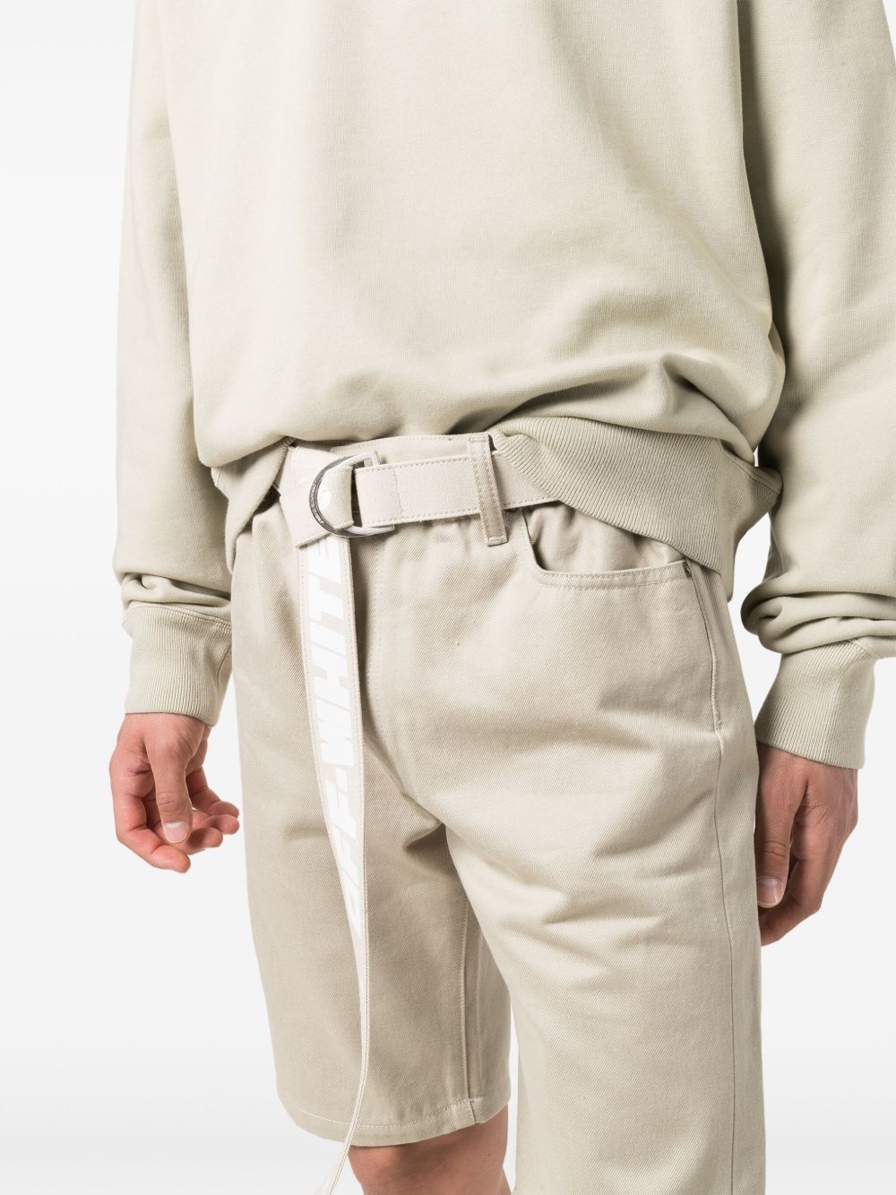 belted Bermuda shorts - 5
