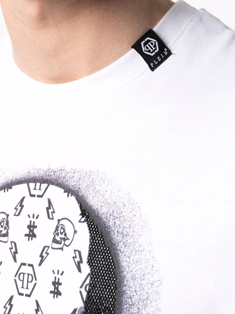skull-print logo T-shirt 5