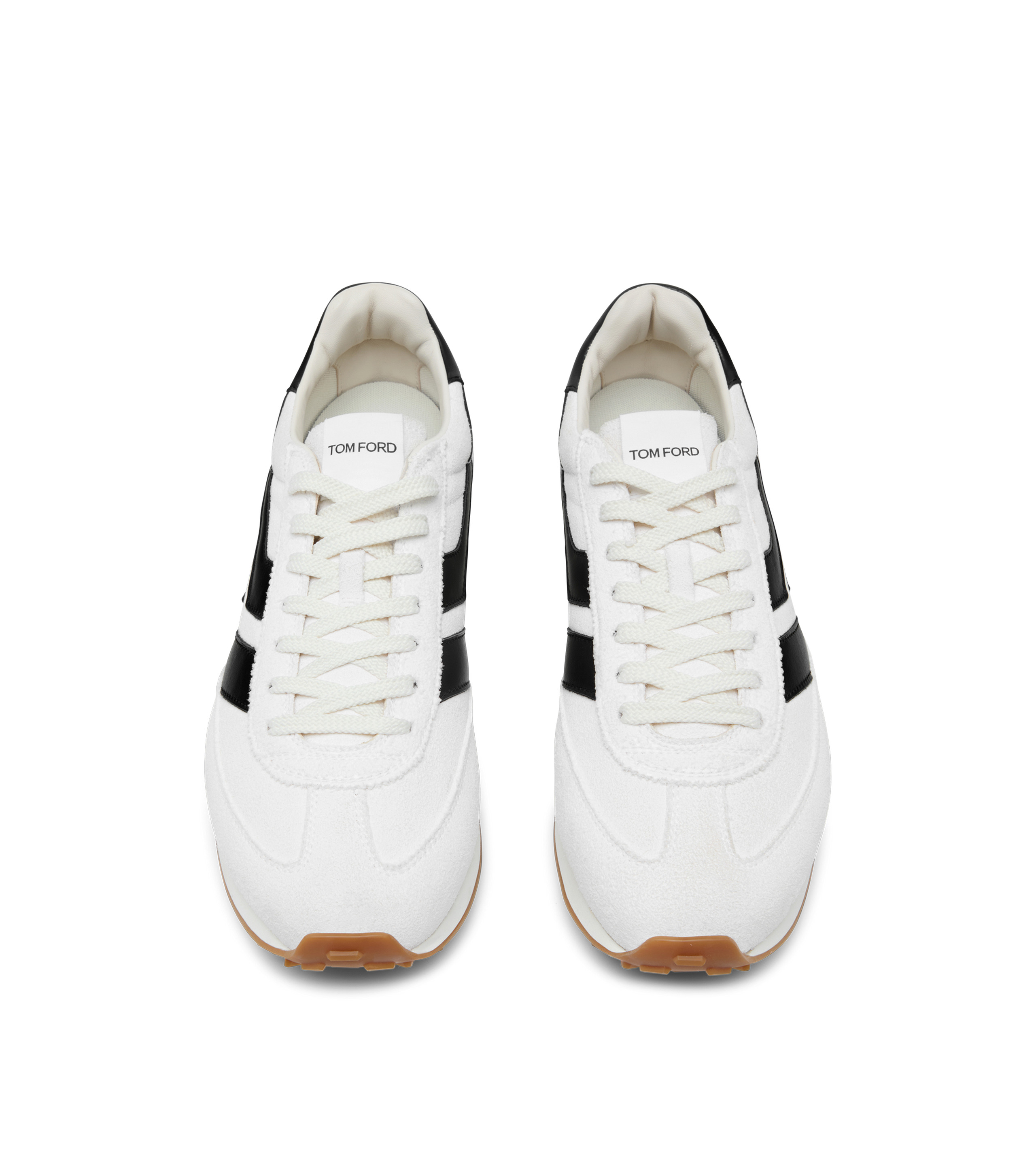 【関税&送料込】Tom Ford Mick Sneaker In Suede And Mesh Mick suede-trimmed sneakers in blue - Tom Ford | Mytheresa