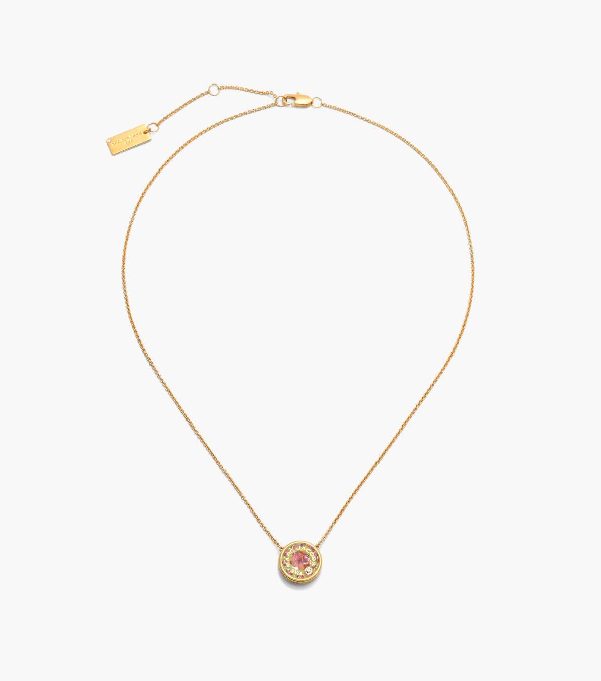THE MARBLED MEDALLION PENDANT - 5