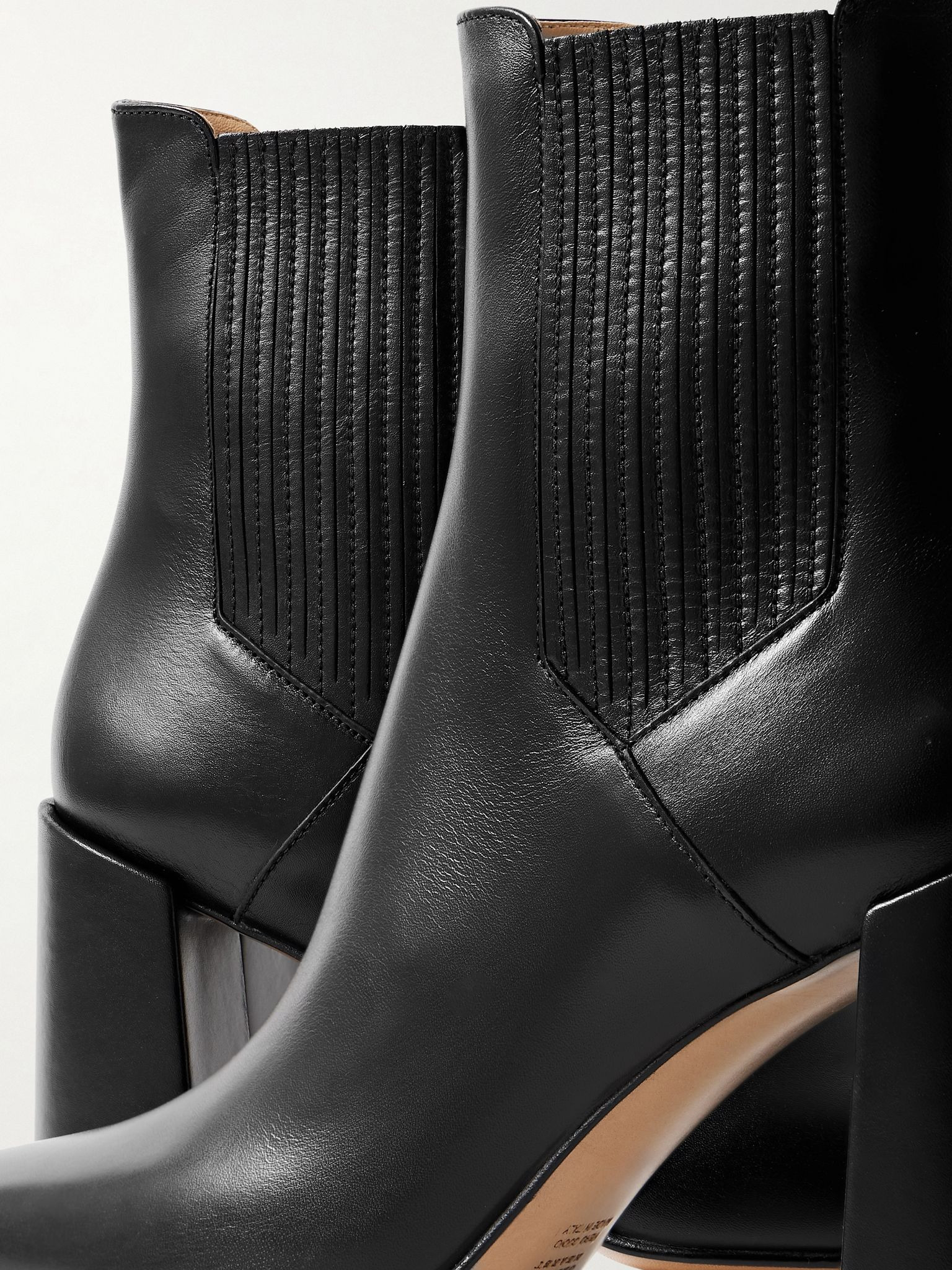 Luke leather ankle boots Black - 4