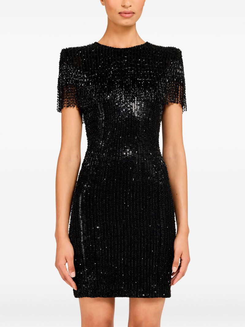 JENNY PACKHAM Swish sequin-embellished beaded mini dress outlook
