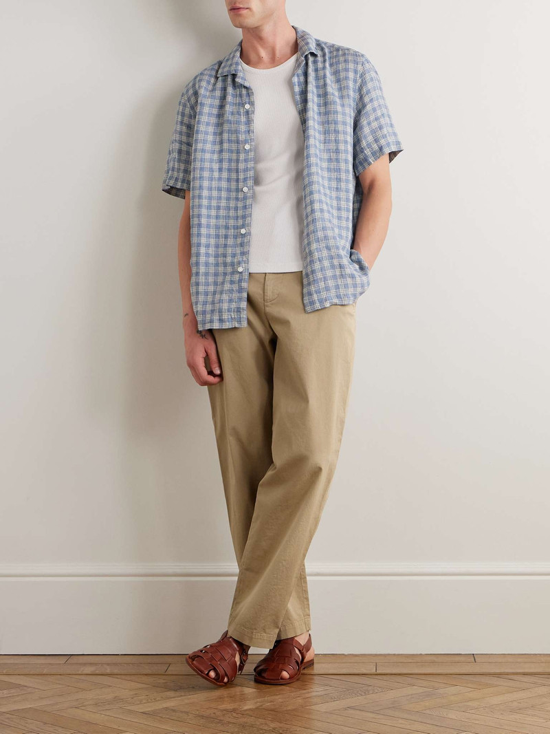 BARENA Canasta Straight-Leg Cotton-Blend Trousers outlook