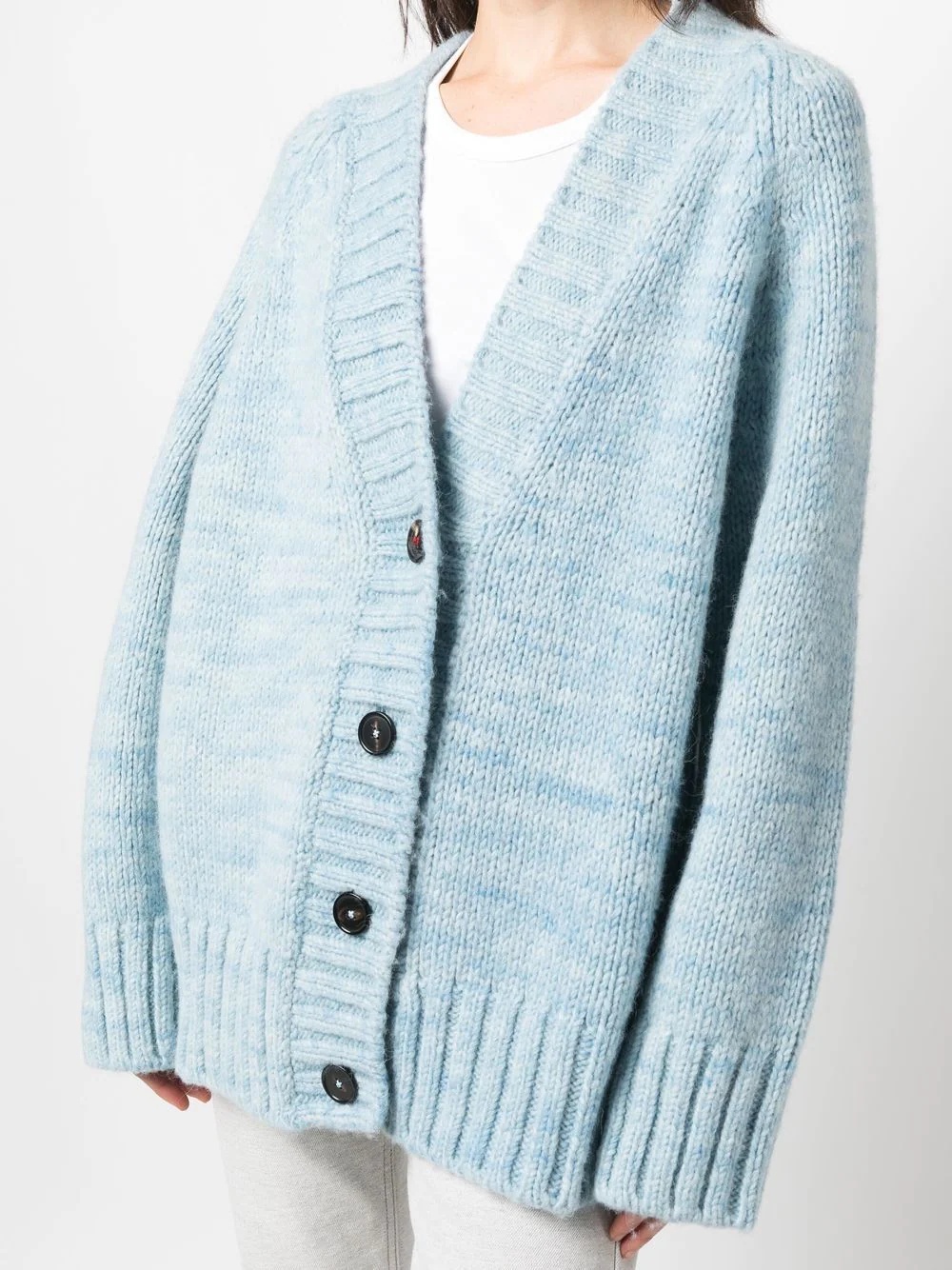 Botanical Dye V-neck cardigan - 5